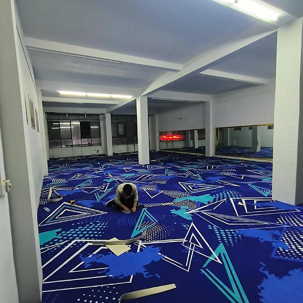展览地毯一次性拉绒地胶展位地面铺